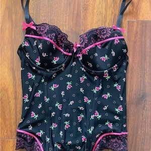 Victoria’s Secret Floral Rose Corset